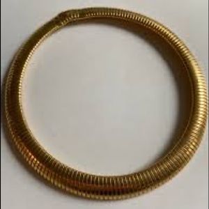 Classic Gold Omega Collar Necklace